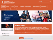 Tablet Screenshot of isomitigation.com